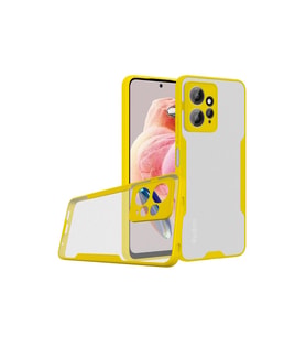 Xiaomi Redmi Note 12 4g Kılıf Platin Silikon - Sarı
