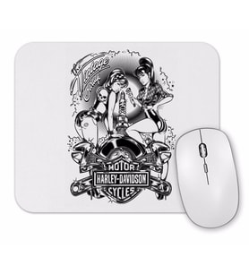 Motor Harley Davılson Cycles Garage Mouse Pad
