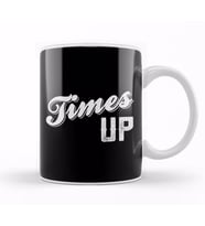 Times Up Bold Caligraphy Kupa Bardak Porselen