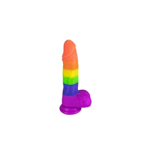 Rainbow Dildo 19 cm