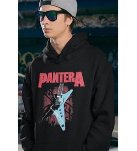 Pantera Müzik Grubu Baskılı Unisex Oversize Rock Metal Hoodie