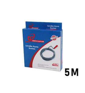 5 Metre Lavabo Açma Sustası - Spiral Esnek Yay - 6 mm