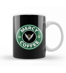 Mercy Coffee Overwatch Kupa Bardak Porselen