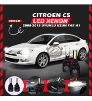 Citroen C5 2008-2015 Uzun Far Uyumlu Şimşek Etkili Led Xenon Light Series H1
