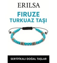 Sertifikalı Terahertz – Firuze Taşı Bileklik (İnce Model) – Koruma, Enerji ve Şans Taşı (Çok Renkli)