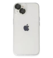 Mey İthalat® iPhone 14 Kılıf Luko Lens Silikon - Yeşil