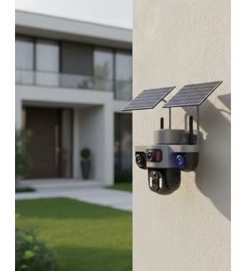 Solar Enerjili 4G Ip Kamera Kablosuz Dış Mekan Güvenlik Ve Uzaktan İzleme