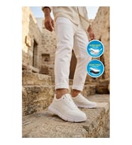 Bestof BST-2016 M Beyaz-Beyaz Erkek Sneaker