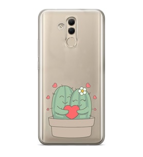 Huawei Mate 20 Lite Uyumlu Baskılı Yumuşak Silikon Şeffaf Telefon Kılıfı