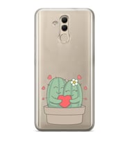 Huawei Mate 20 Lite Uyumlu Baskılı Yumuşak Silikon Şeffaf Telefon Kılıfı