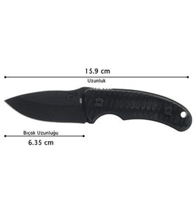 Schrade USA WOLVERINE MiINI Fixed Blade 65MN Çelik Bıçak 1182519