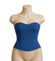 Amora Secret Mavi Mı Emay 9155 Terletici Korse Büstiyer