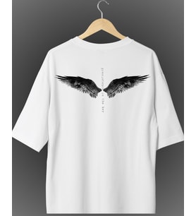 Presistence (Devamlılık) Temalı Oversize Bisiklet Yaka Unisex Tişört