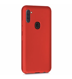 Samsung Galaxy M11 Kılıf Liquid İçi Kadife Lansman Velvet Silikon