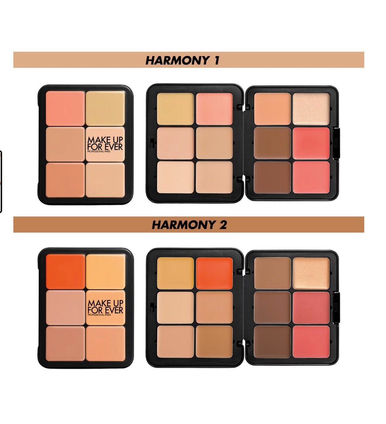 MAKE UP FOR EVER HD Skin All-In-One Palet H1 - Yüz paleti