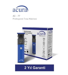 Acura AC-77 Titanyum Seramik Bıçaklı Profesyonel Sakal Ense Tıraş Makinesi