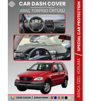 MERCEDES ML320 / ML430 / ML270 W163 (1997-2005) Torpido Örtüsü Panel Koruma Torpido Koruma Tam Uyum