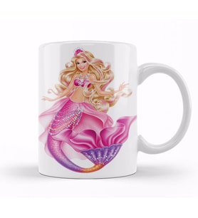 Barbie   Kupa  Bardak  Porselen