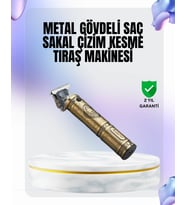4 Kılavuz Taraklı Profesyonel Saç Sakal Kesme Makinesi