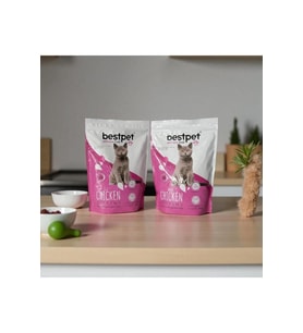 tavuklu yavru kedi maması 1kg*2 adet