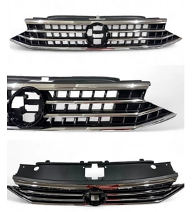 Vw Passat B9 2019-2024 Ön Panjur R-Line Full Krom 3G0853651L