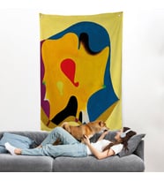 Joan Miro - Sürreal Duvar Örtüsü-7417