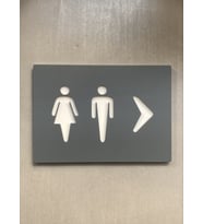 Cool Serisi Wc Yönlendirme Levhası