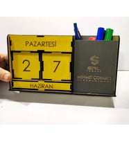 Masa Takvimi-Kalemlik Kişiye Özel
