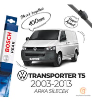 Bosch Rear Arka Silecek VW Transporter T5 2003-2013 ile uyumlu (Siyah)