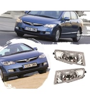 Honda Civic FD6 Sağ-Sol Ön Sis Lambası Ampullü Takım 2007-2009