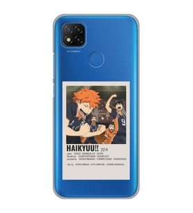 Xiaomi Redmi 9C / 10A Uyumlu Haikyuu!! Poster Tasarımlı Şeffaf Telefon Kılıfı