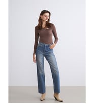 LCW Jeans İndigo Straight Fit Kadın Jean Pantolon