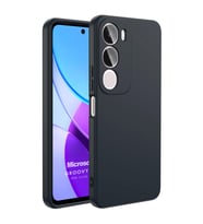 Microsonic Vivo Y19s Kılıf Groovy Soft Siyah (Siyah)