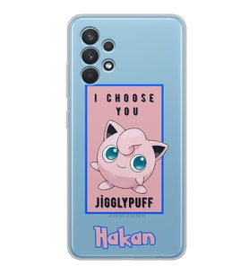 Samsung Jigglypuff Tasarımlı Şeffaf Telefon Kılıfı