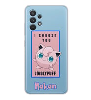 Samsung Jigglypuff Tasarımlı Şeffaf Telefon Kılıfı