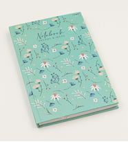 Yeşil Çiçekli Defter