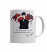 Atatürk  Kupa Bardak Porselen