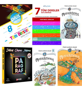 7 Den 8 E Geçiyorum LGS Başlangıç Seti Toplam 6 kitap