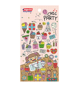 Bigpoint Sticker Parti x 15 Adet