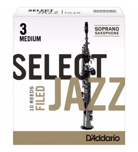 Rico Jazz Select RSF10SSX3M Soprano Saksafon Kamışı No:3 Medium