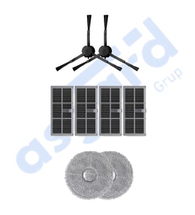 DREAME X30PRO-L10S PRO ULTRA-X30 ULTRA UYUMLU 2 Yan Fırça 4 Filtre 2 Mop