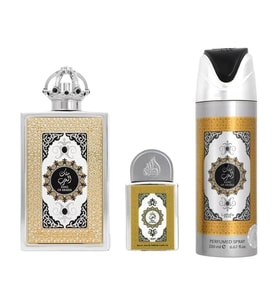 Lattafa Pride King Arabia EDP 100 ml + EDP 20 ml + Deodorant 200 ml Erkek Parfüm Seti
