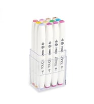 Touch Twin Brush Marker 12 Renk Set PASTEL RENKLERİ 