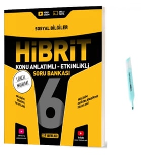 6.Sınıf HİBRİT Sosyal Konu Anlatımlı Etkinlikli Soru Bankası (Yeni Müfredat)