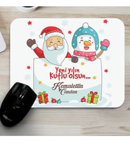 Kişiye Özel Yeni Yıla Özel Hediyelik Mouse Pad