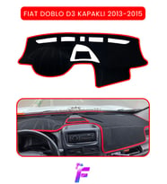 FIAT DOBLO D3 (2013-2015) KAPAKLI Uyumlu Torpido Örtüsü Araca Özel Üretim Kolay Montaj TB9