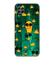 Huawei P40 Lite  Kamera korumalı Kapak Duck Tasarımlı  Şeffaf Kılıf