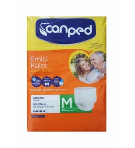 Canped Emici Külot Orta Boy Medium 30'lu 1 paket