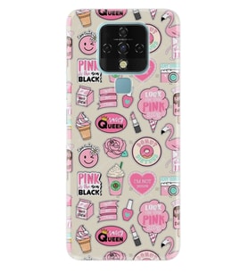 Tecno Camon 16 18P Pova Pova 3 Pova Neo Kılıf Desemli Silikon Donut Flamingo 1415