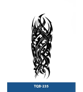 TQB-235 ETNİK ŞEMATİK DESEN GEÇİCİ KOL DÖVMESİ-TATTO